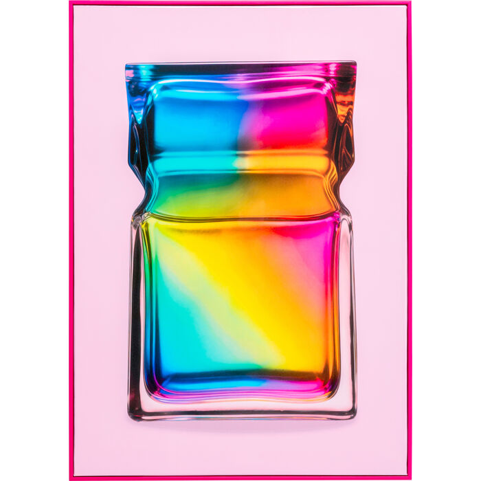 Framed Picture Rainbow Flacon 50x70cm